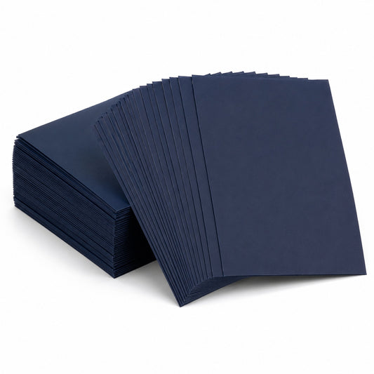Matte Navy Card Sleeves 100 Pack